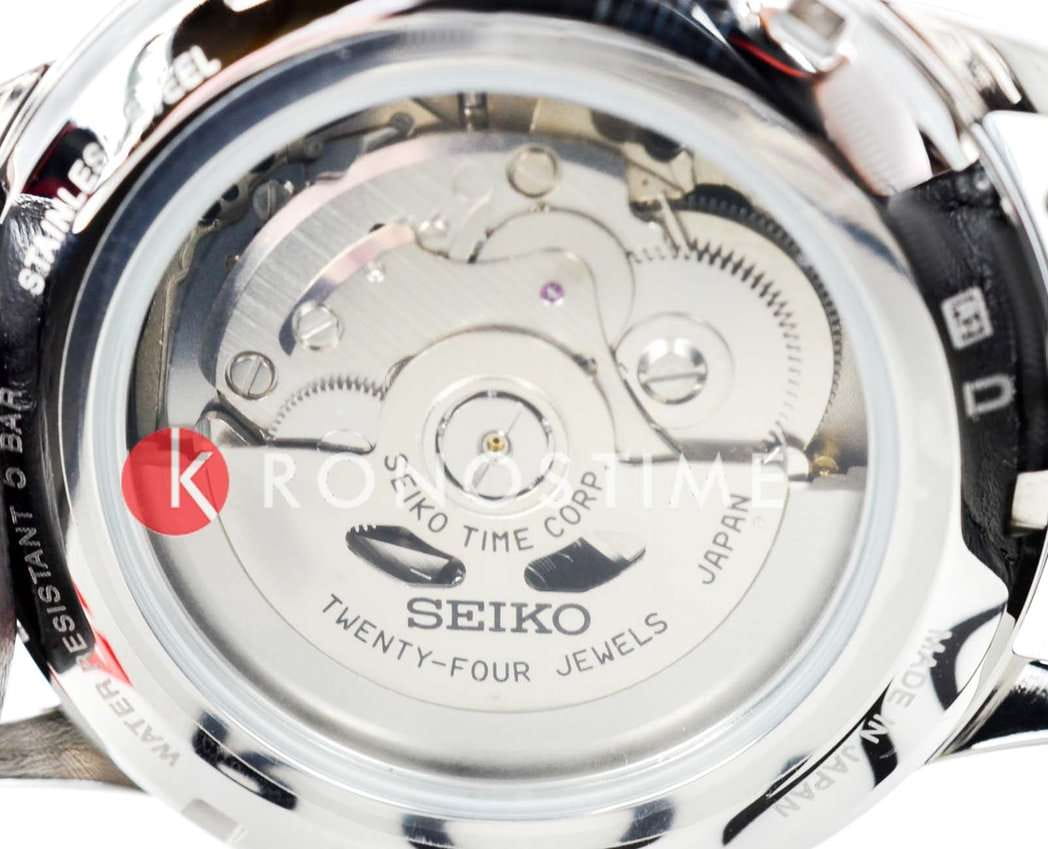 Seiko Seiko Presage Cocktail Time SSK039J1 механические мужские часы часы крупный план коричневый циферблата