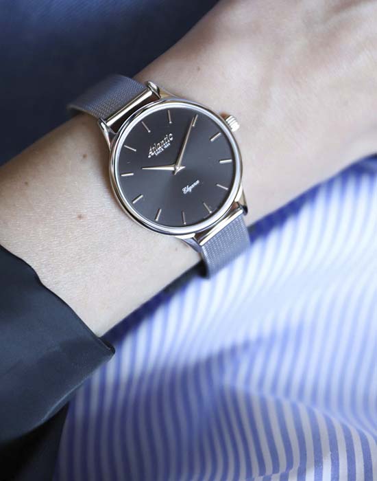 Atlantic Atlantic Elagance 29038.41.61MB , наручные женские часы фото под углом