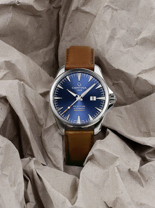 Оригинальные часы Certina Certina DS Action C032.426.16.041.00 механические калибр механизма eta 2826-2 общий вид