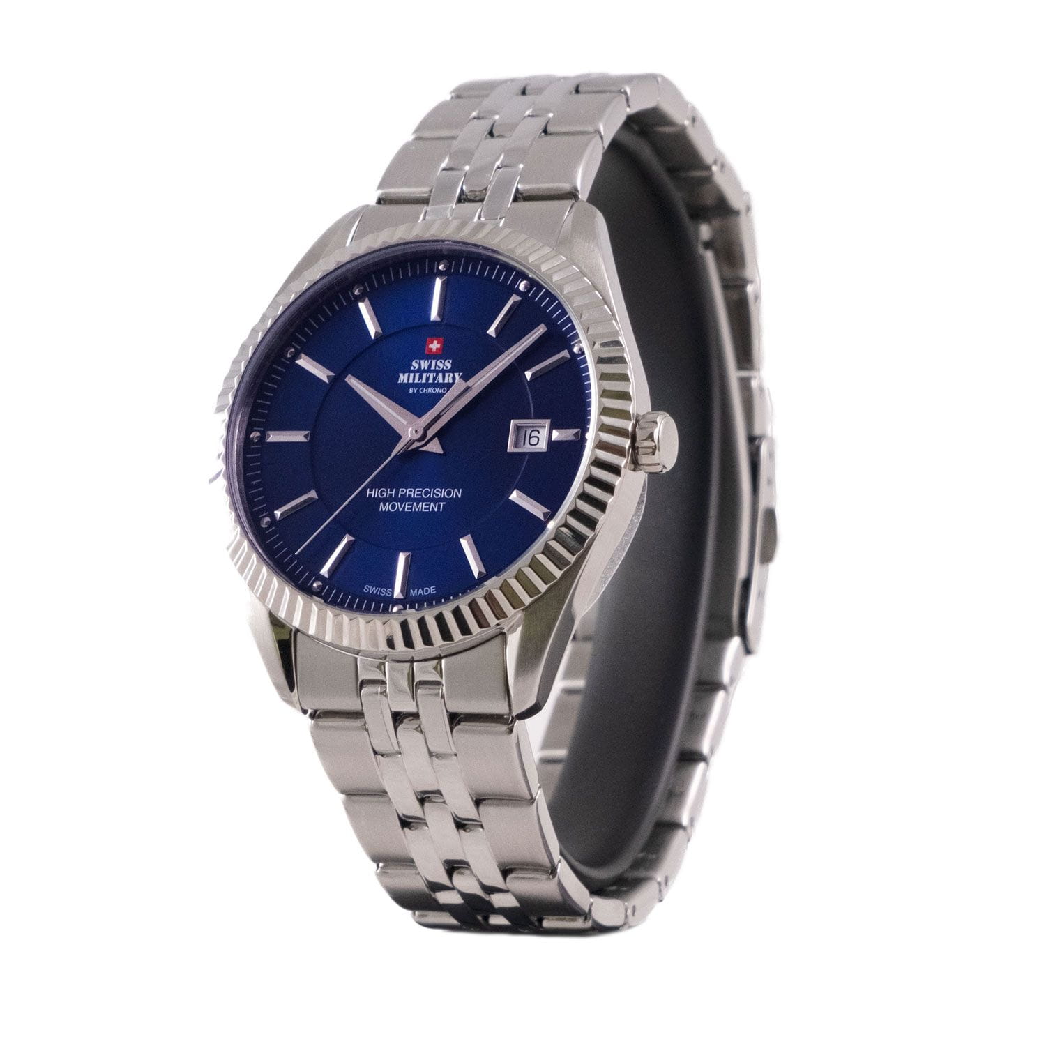Swiss Military by Chrono Swiss Military by Chrono Сверхточные SM34065.03  - задняя крышка металл корпуса, швейцария часы
