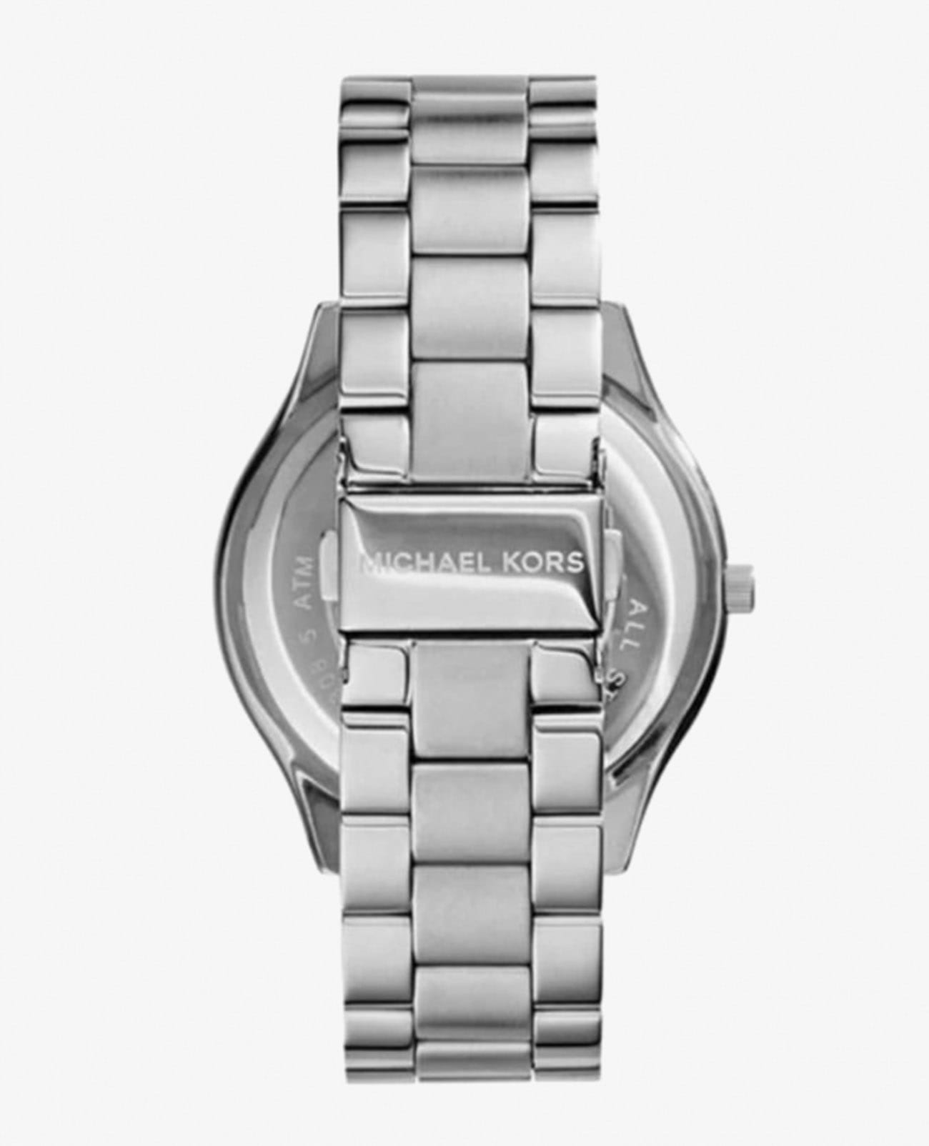 Michael Kors Michael Kors Runway MK3380,  сша женские часы на браслете нержавеющая сталь боковой вид