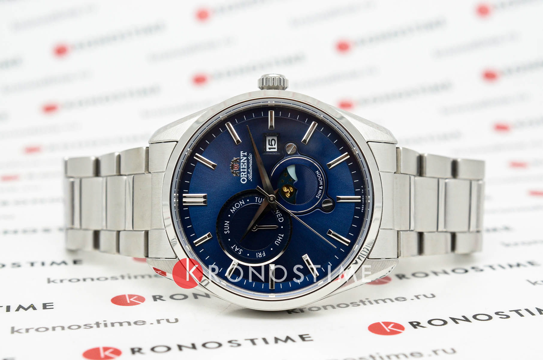 Orient Orient Sun & Moon RA-AK0303L (RN-AK0303L) , наручные мужские часы фото под углом