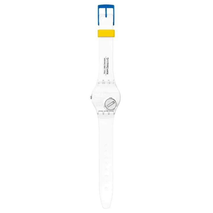 Оригинальные часы Swatch Swatch Gent Biosourced Standart SO28Z116 кварцевые калибр механизма  общий вид