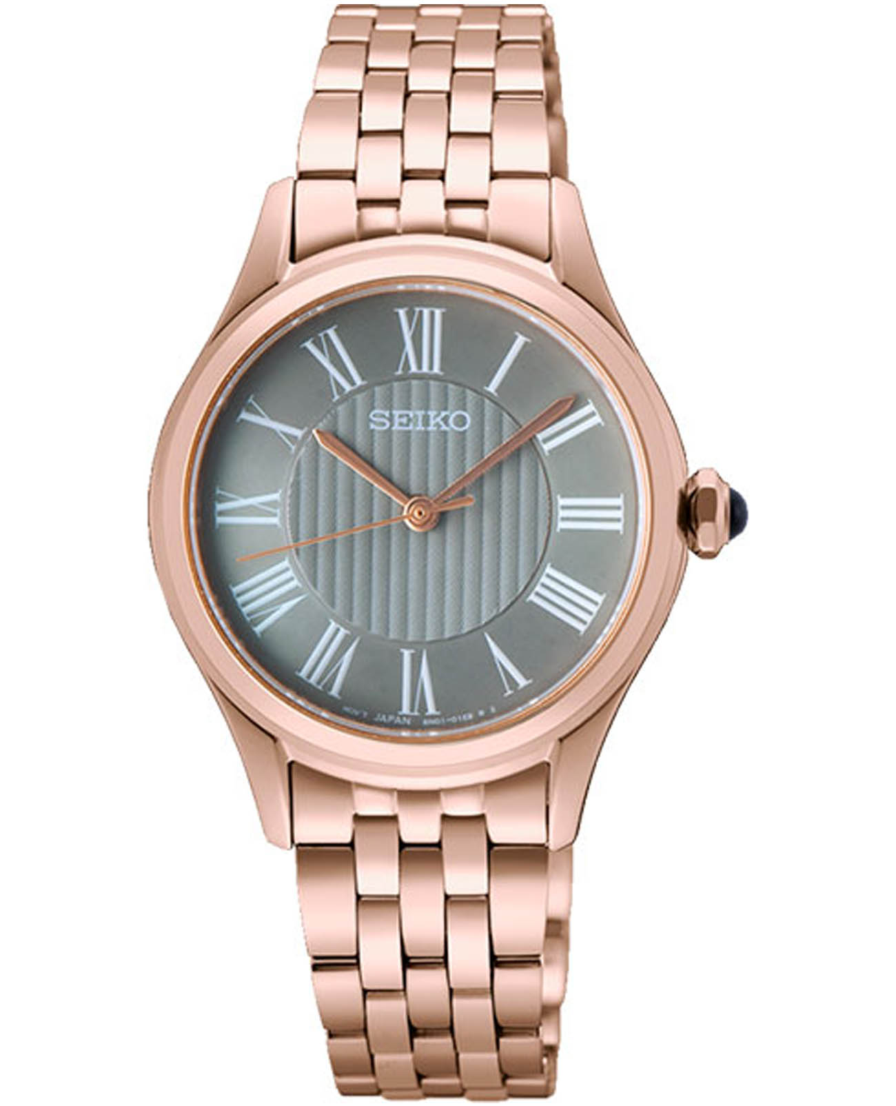 Seiko Seiko Conceptual Series Dress SUR614P1  SUR614P1 кварцевые женские часы серый циферблат, браслет нержавеющая сталь с pvd-покрытием — вид спереди