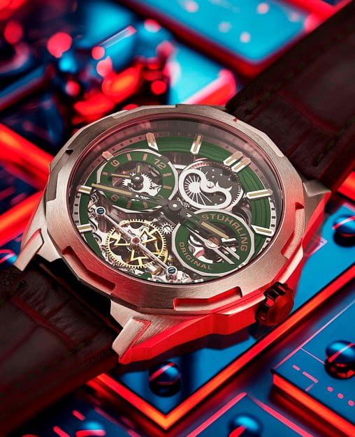 Stuhrling Stuhrling Navigator 1012.02 , наручные мужские часы фото под углом