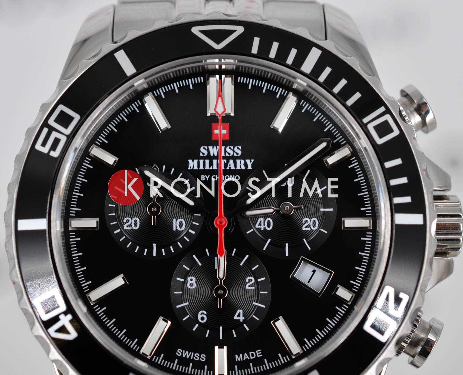 Swiss Military by Chrono Swiss Military by Chrono SM34103.01 , наручные мужские часы фото под углом