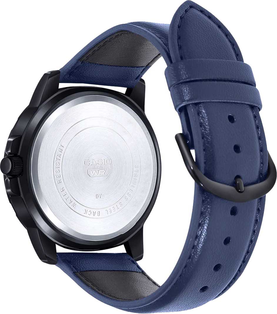 Casio Casio Collection MTP-VD300BL-2E мужские часы черный циферблат на запястье