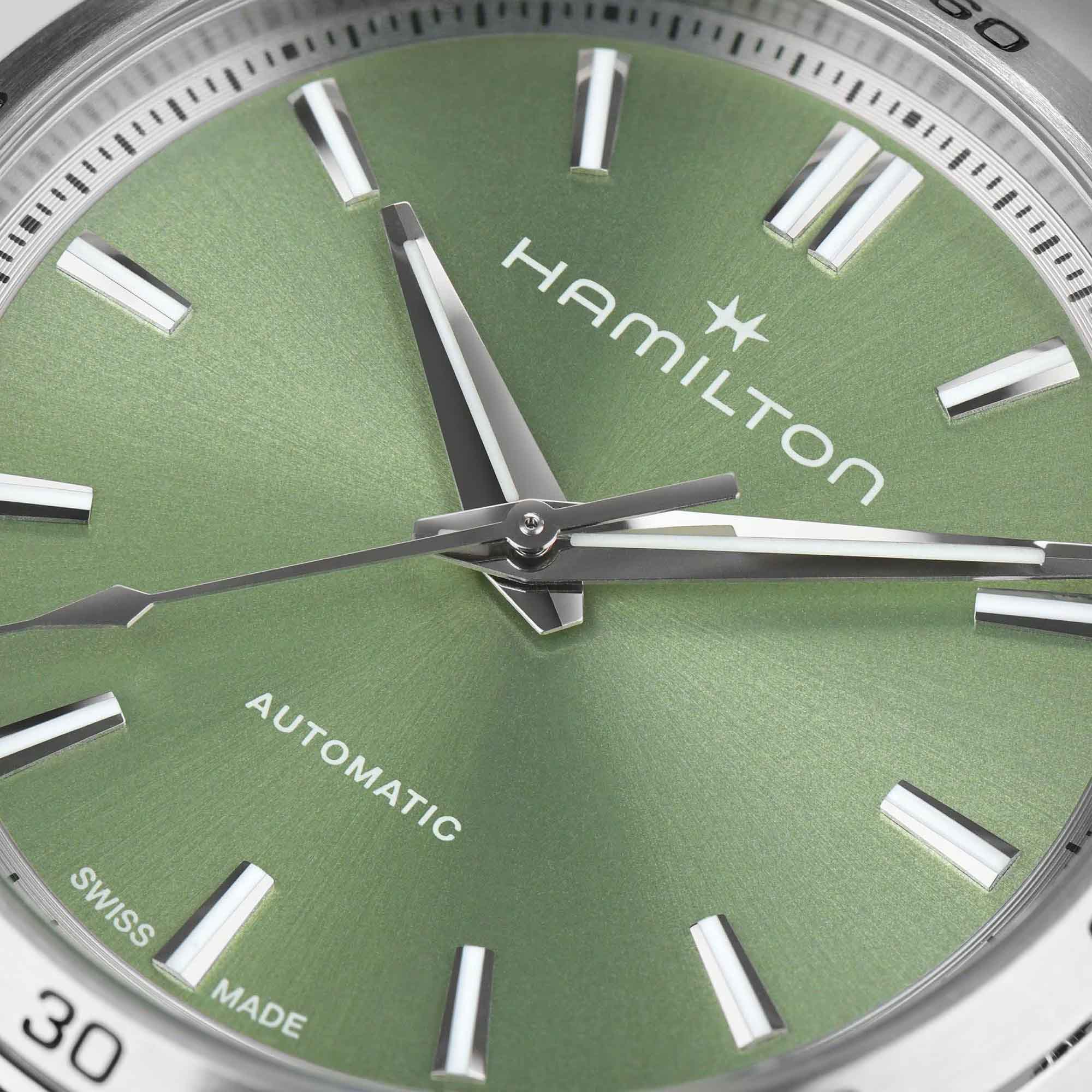 Hamilton Hamilton Jazzmaster Performer Auto H36105160, jazzmaster швейцария женские часы на браслете нержавеющая сталь боковой вид