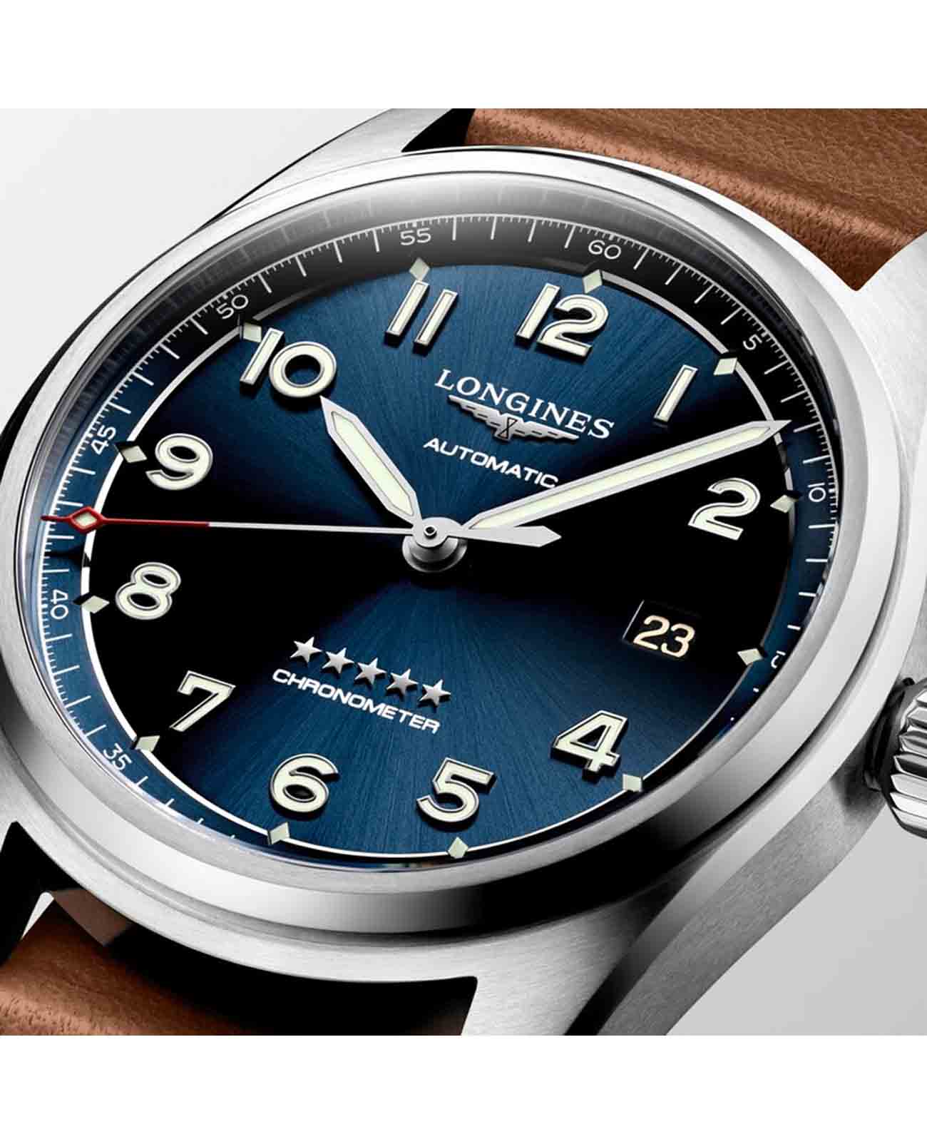 Longines Longines Spirit Prestige Edition L3.810.4.93.9  — детали корпуса и нержавеющая сталь