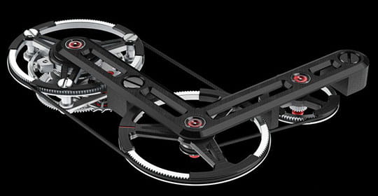 TAG Heuer TAG Heuer WAW2081.FC6348 механические мужские часы часы крупный план черный циферблата