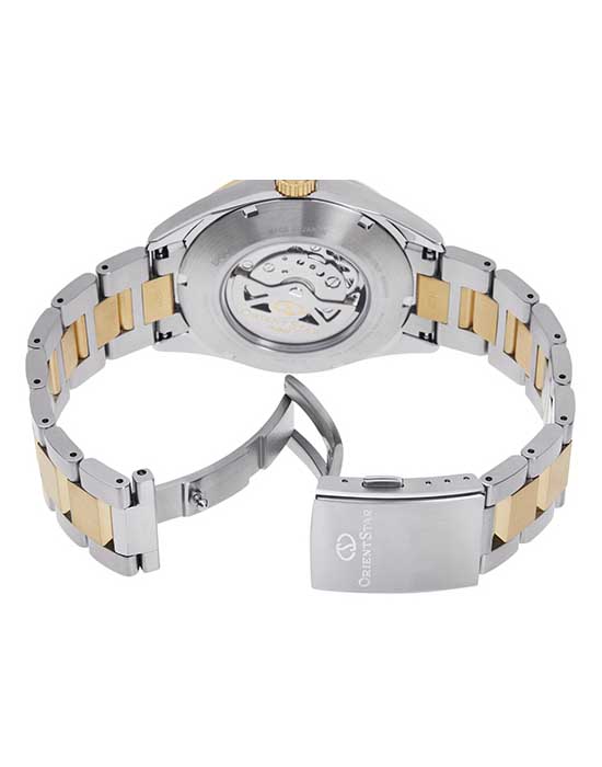 Orient RE-AU0405E мужские часы застежка крупным планом