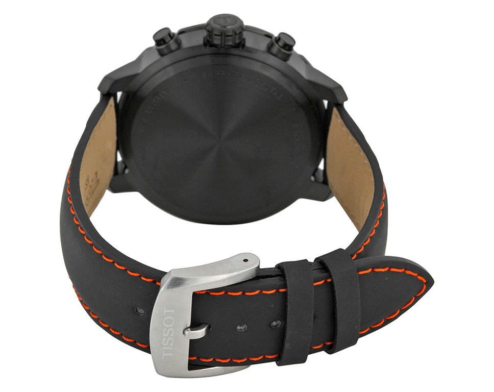 Tissot Tissot T-Sport Quickster T095.417.36.057.00, t-sport швейцария мужские часы на браслете кожаный боковой вид
