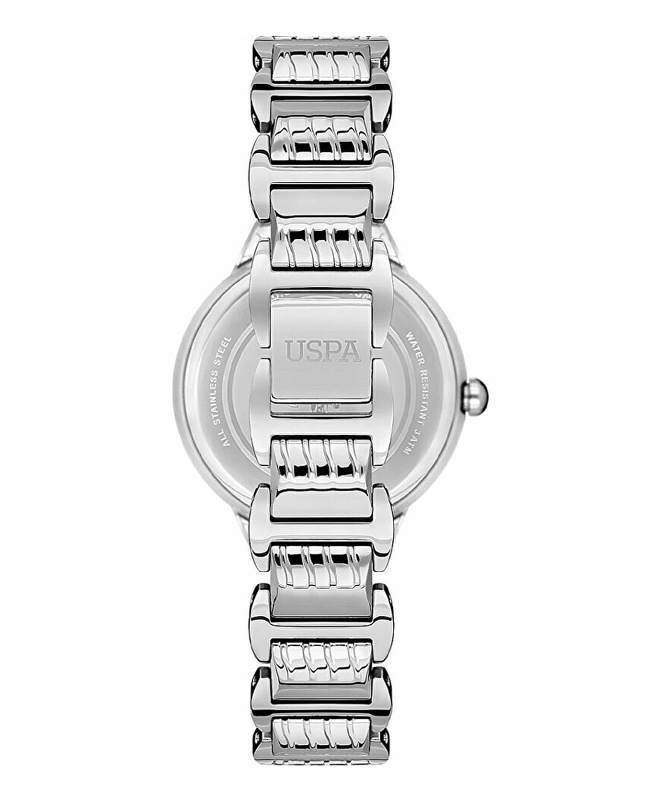 U.S. Polo Assn. U.S. Polo Assn Stile USPA2046-04,  сша женские часы на браслете нержавеющая сталь боковой вид