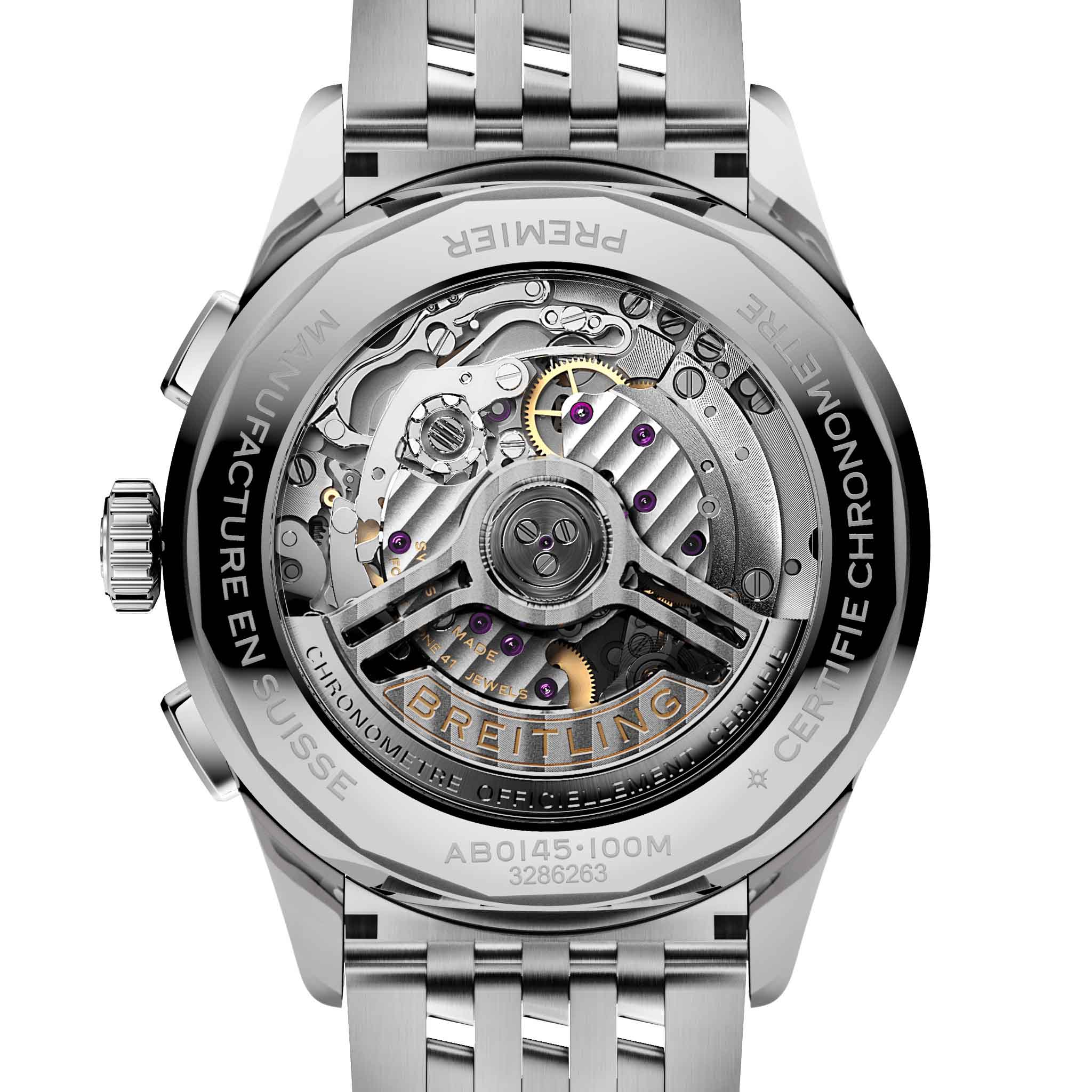 Breitling Breitling Premier B01 Chronograph 42 AB0145221B1A1 , наручные мужские часы фото под углом