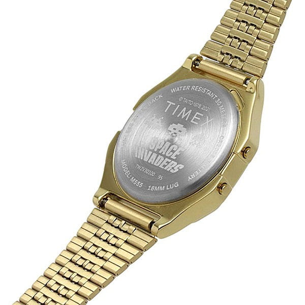 Timex Timex T80 Space Invaders TW2V30100 кварцевые мужские часы часы крупный план  циферблата