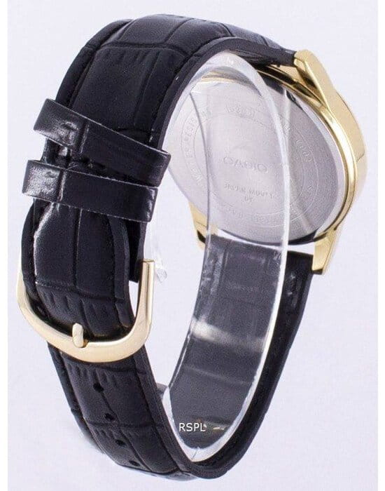Casio Casio Collection MTP-V001GL-7BUDF (MTP-V001GL-7B), collection япония мужские часы на браслете кожаный боковой вид
