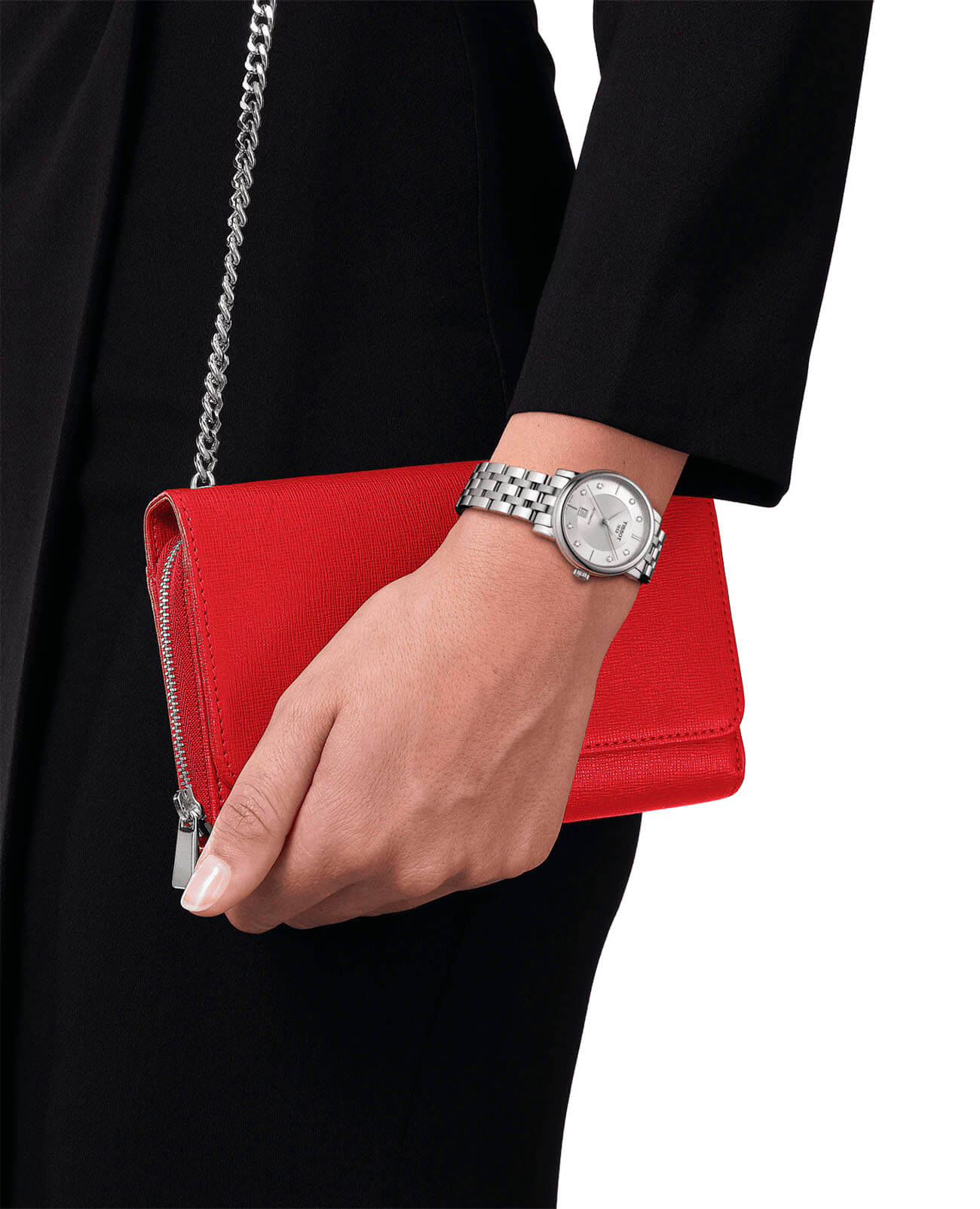 Tissot Tissot Carson Automatic Lady T122.207.11.036.00 Carson, наручные женские часы фото под углом