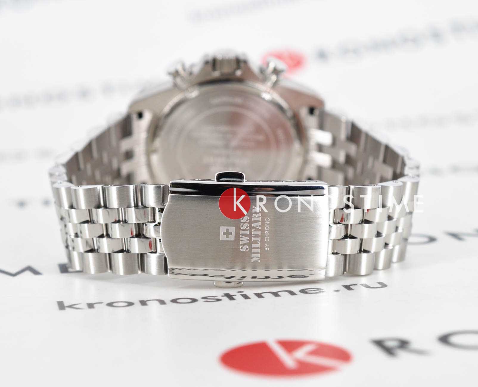 Swiss Military by Chrono Swiss Military by Chrono SM34103.01 мужские часы черный циферблат на запястье