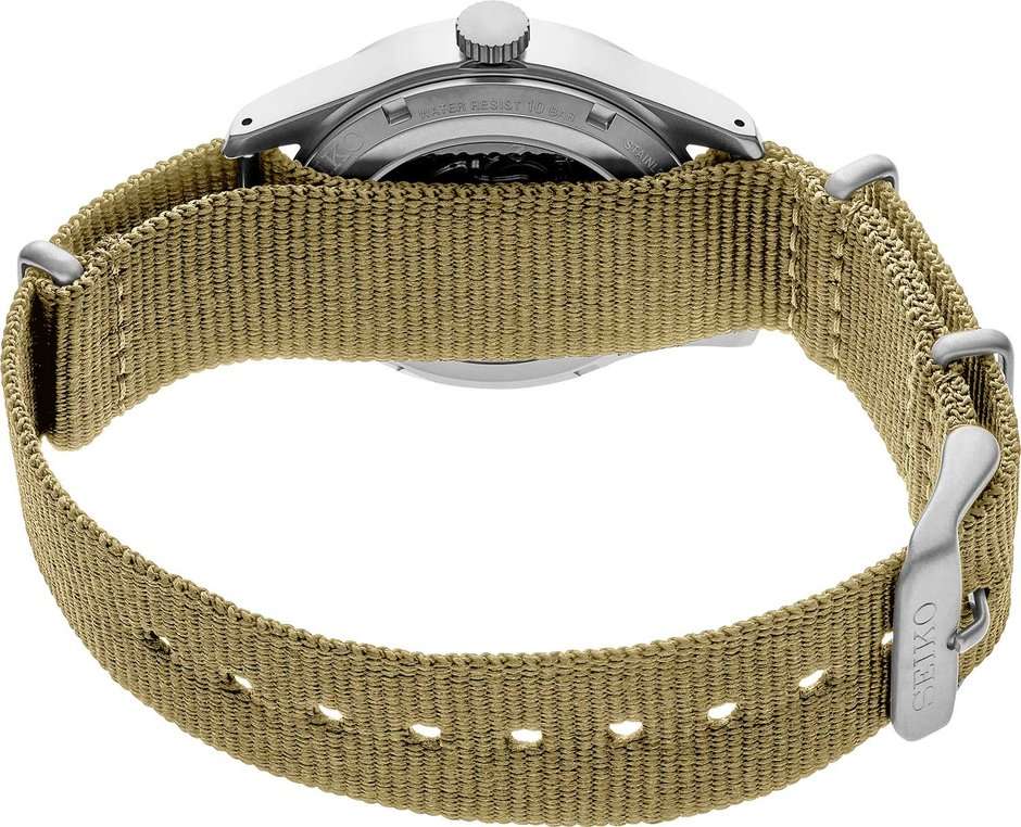 Seiko SRPJ83K1 мужские часы застежка крупным планом