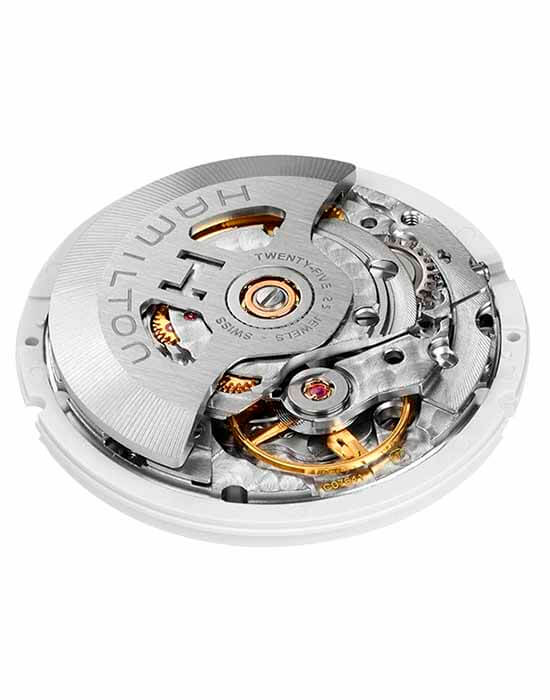 Hamilton H64455133 мужские часы застежка крупным планом