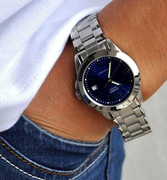 Оригинальные часы Casio Casio MTP-1259PD-2A кварцевые калибр механизма  общий вид