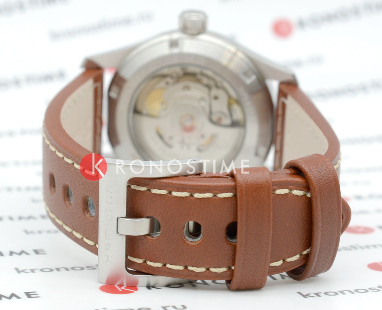 Hamilton Hamilton Khaki Field Auto H70455533 механические мужские часы часы крупный план черный циферблата