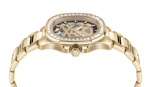 Philipp Plein Philipp Plein Plein Philipp PWRAA0723,  германия мужские часы на браслете нержавеющая сталь с ip-покрытием боковой вид