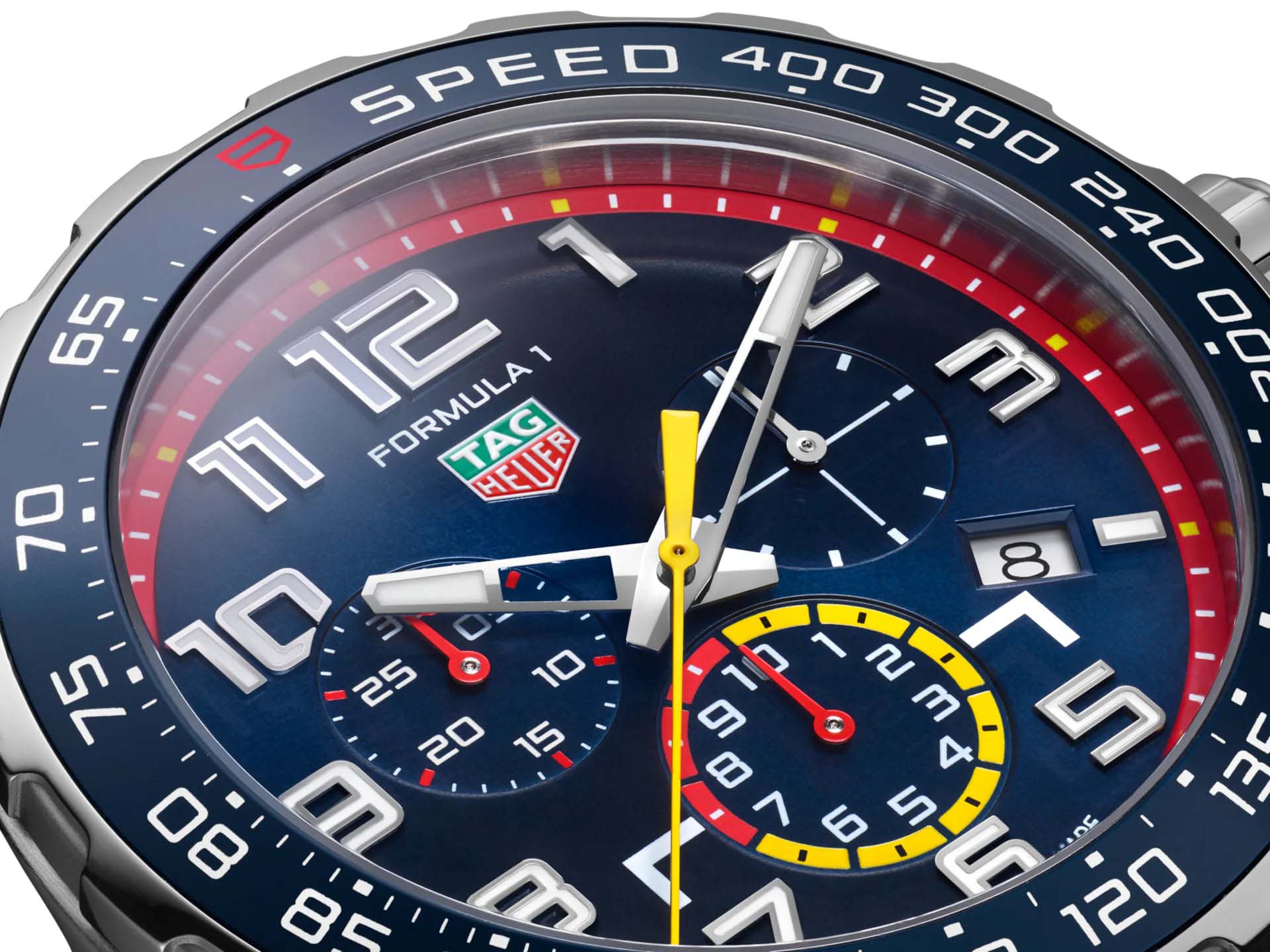 TAG Heuer TAG Heuer Formula 1 x Red Bull Racing CAZ101AL.FT8052 кварцевые мужские часы часы крупный план синий циферблата