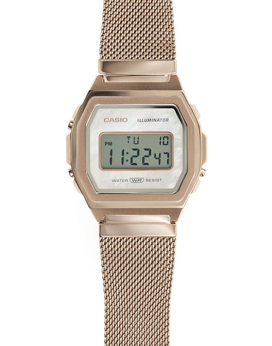 Оригинальные часы Casio Casio Collection A1000MCG-9 электронные калибр механизма  общий вид