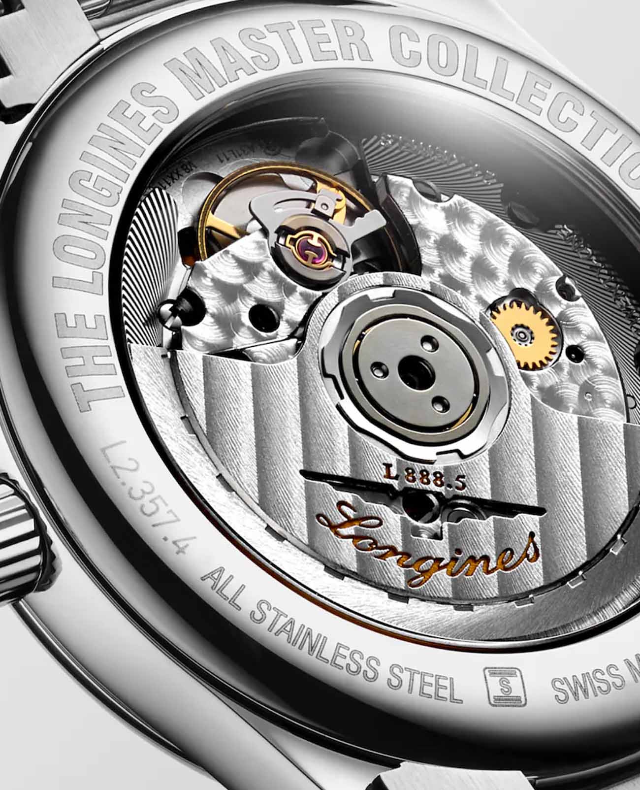 Longines Longines Master Collection L2.357.4.99.6 механические женские часы часы крупный план зеленый циферблата