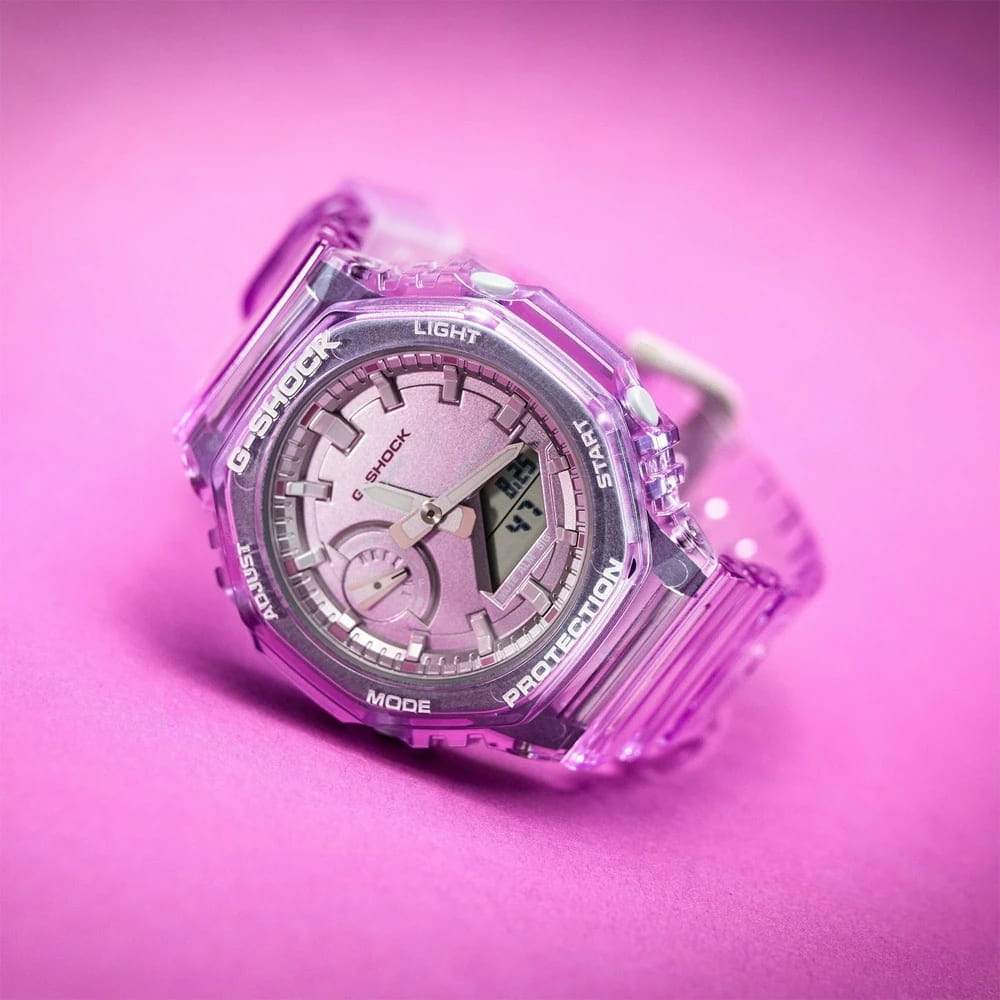 Casio Casio G-Shock GMA-S2100SK-4A электронные часы с аксессуарами женские часы модель GMA-S2100SK-4A