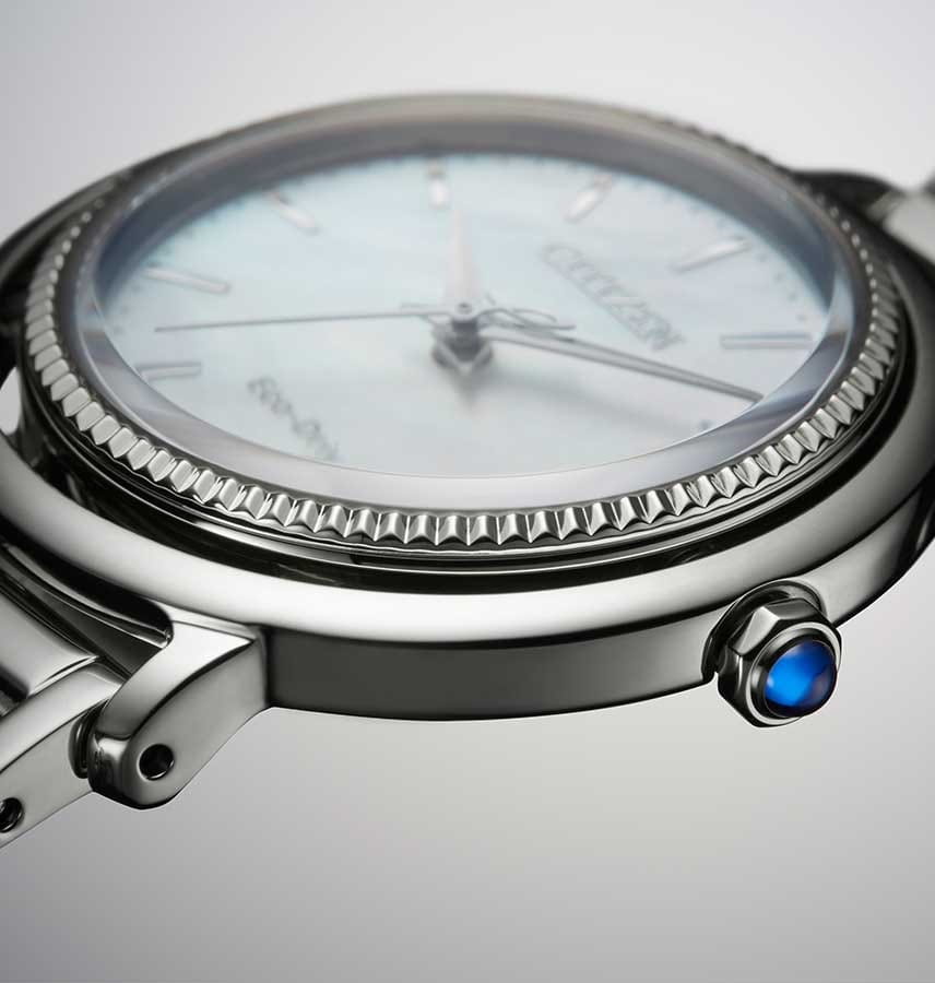 Citizen Citizen Citizen L EM1100-84D кварцевые женские часы часы крупный план перламутровый циферблата