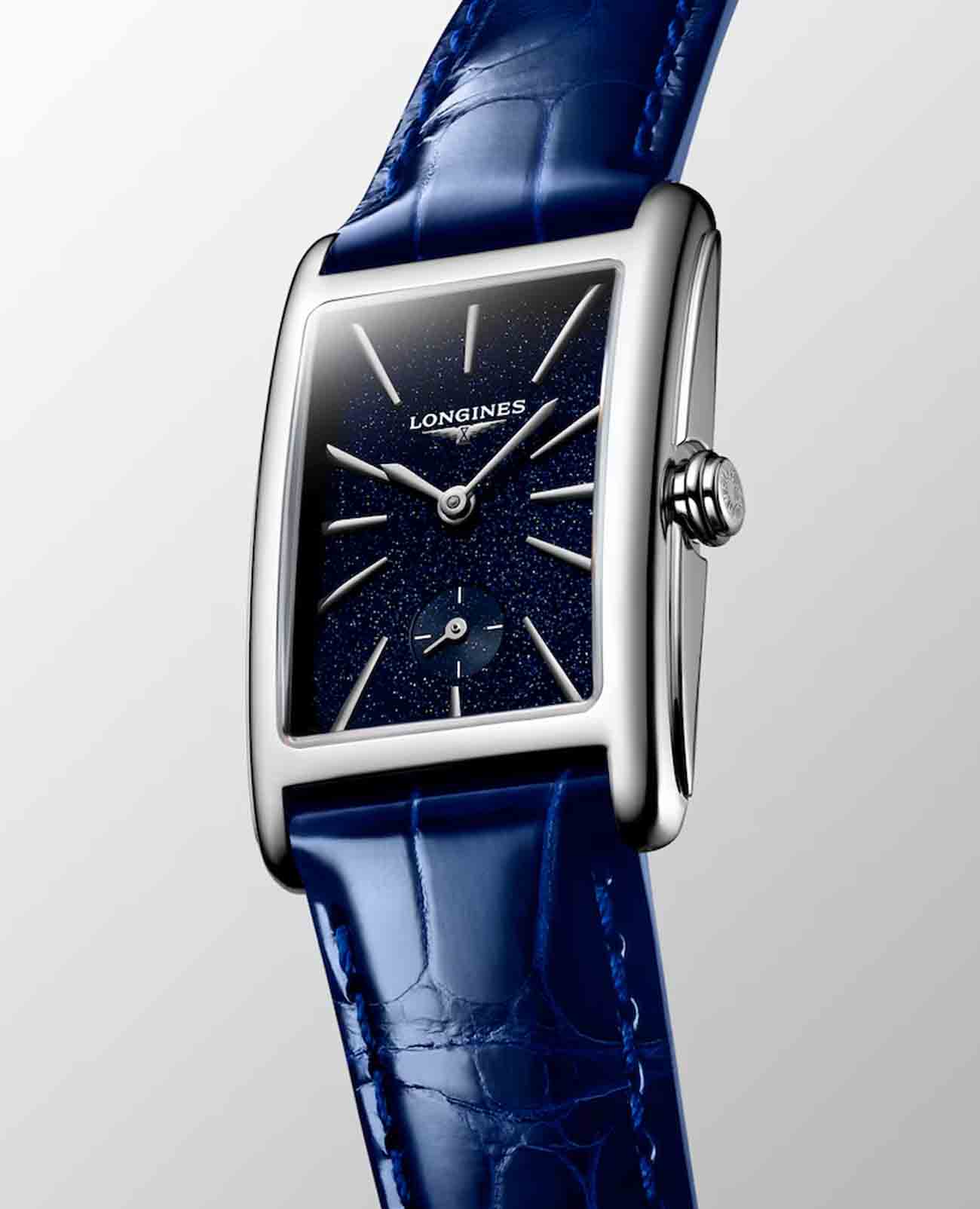 Longines Longines DolceVita L5.255.4.93.2, dolcevita швейцария женские часы на браслете кожаный боковой вид