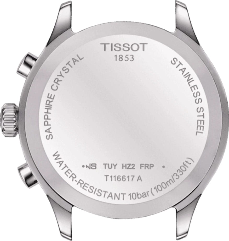 Tissot Tissot Chrono XL Classic T116.617.16.092.00 Chrono XL - задняя крышка сталь металл корпуса, швейцария часы
