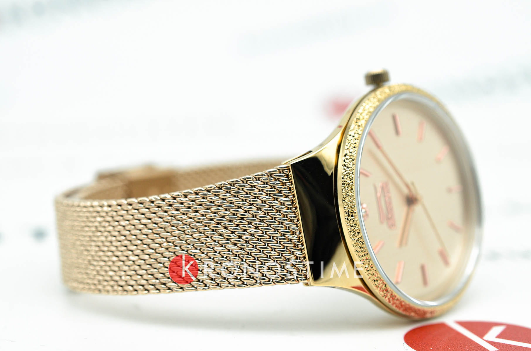 Slazenger Slazenger Classic SL.09.2015.3.02,  англия женские часы на браслете суперметалл с ip покрытием боковой вид