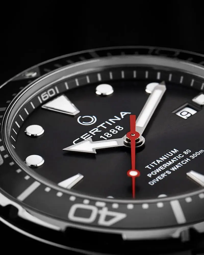 Certina Certina DS Action Diver Powermatic 80 C032.407.44.081.00 швейцария наручные мужские часы заводная головка с логотипом Certina