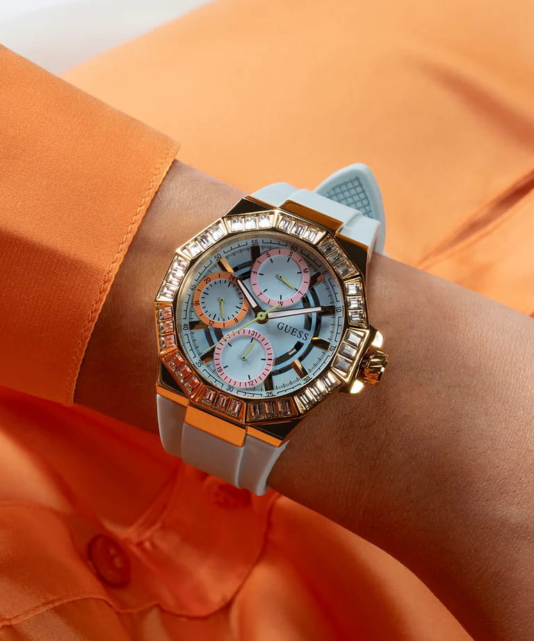 Guess Guess Selena GW0695L1 кварцевые женские часы часы крупный план синий циферблата