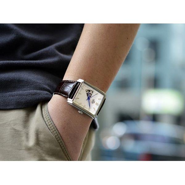 Orient Orient DBAD005W (FDBAD005W) мужские часы белый циферблат на запястье