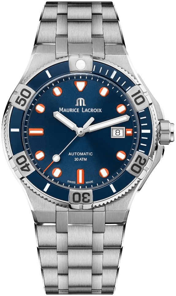 Maurice Lacroix Maurice Lacroix Aikon Venturer Limited Editon AI6058-SS002-431-1, aikon швейцария мужские часы на браслете нержавеющая сталь боковой вид