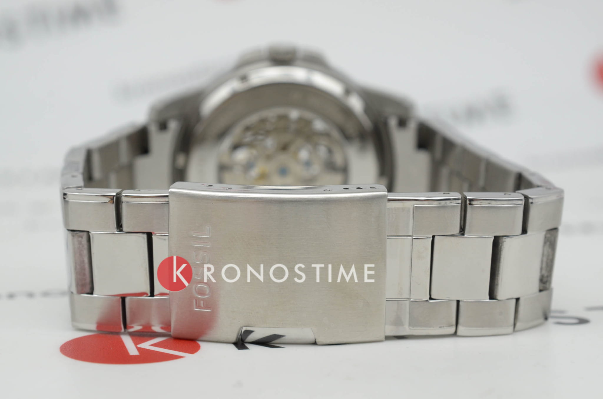 Fossil Fossil Bannon  ME3055 механические мужские часы часы крупный план черный циферблата