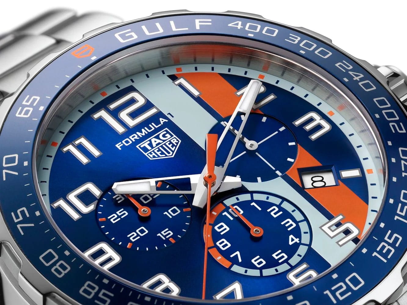 Оригинальные часы TAG Heuer TAG Heuer Formula 1 x Gulf Special Edition CAZ101AT.BA0842 кварцевые калибр механизма  общий вид