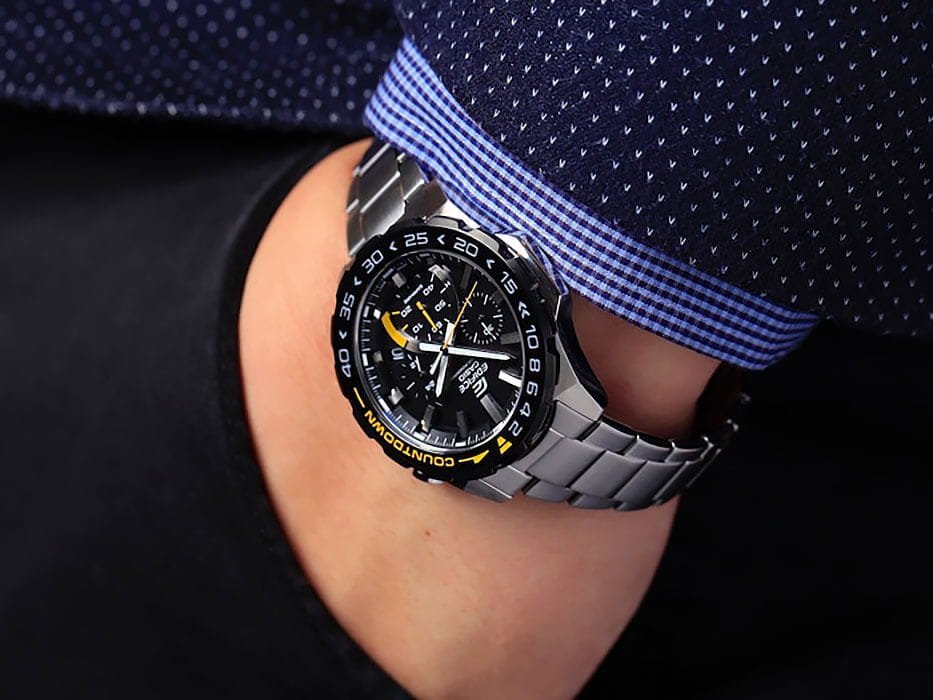 Casio Casio Edifice EFS-S550DB-1A EFS - задняя крышка металл сталь корпуса, япония часы