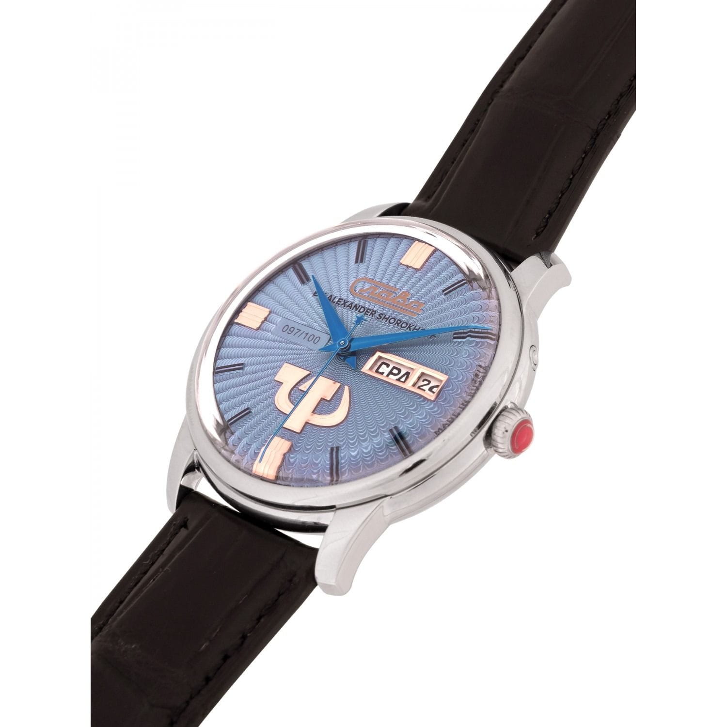 Оригинальные часы Слава Слава Революция 2600271/300-2427 механические калибр механизма слава 2427 общий вид