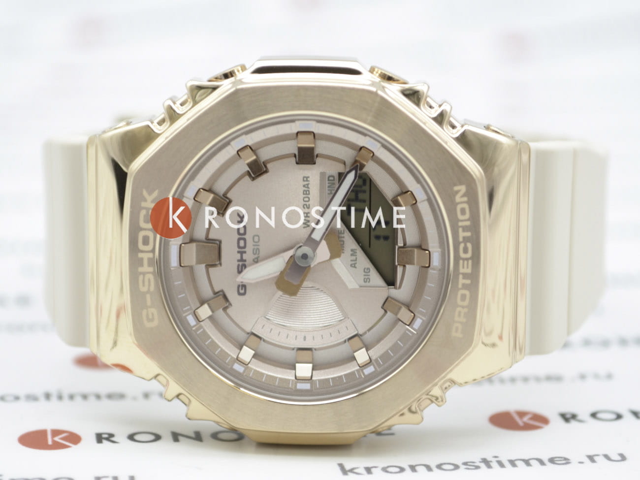 Casio Casio G-Shock GM-S2100PG-4ADR (GM-S2100PG-4A) GM-S2100PG-4A оригинальные женские часы в комплекте с коробкой