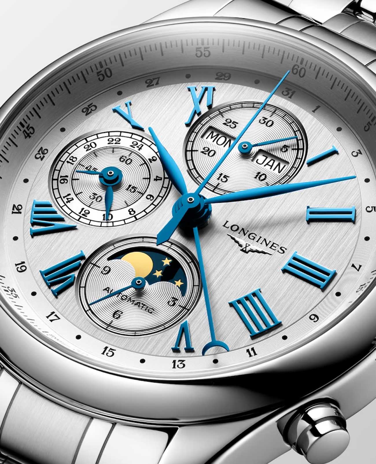 Longines Longines Master Collection L2.773.4.71.6 мужские часы серебристый циферблат на запястье