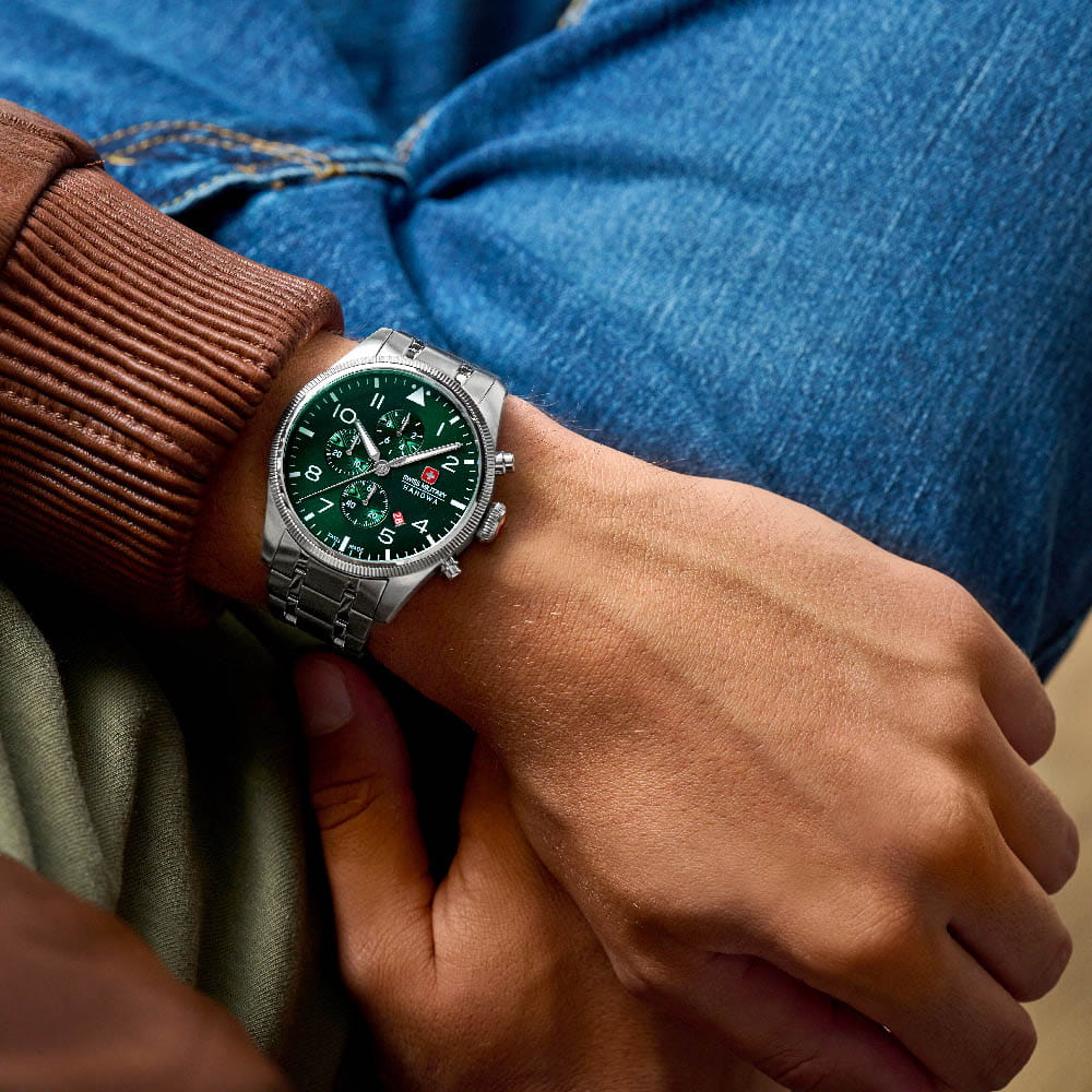 Оригинальные часы Swiss Military Hanowa Swiss Military Hanowa Thunderbolt Chrono SMWGI0000404 кварцевые калибр механизма  общий вид