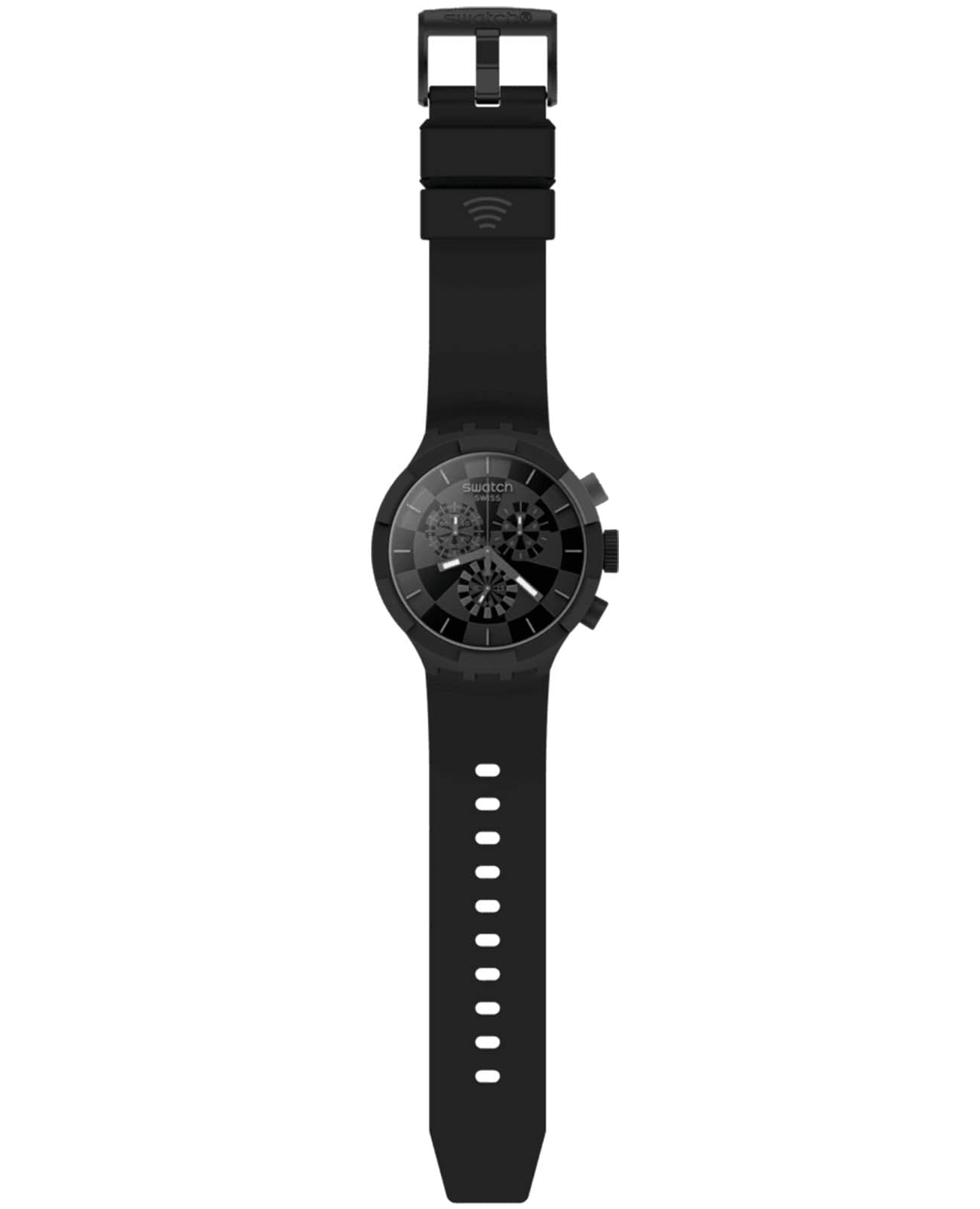 Swatch Swatch Big Bold Chrono Pay! SB02B103-5300  - задняя крышка пластик корпуса, швейцария часы