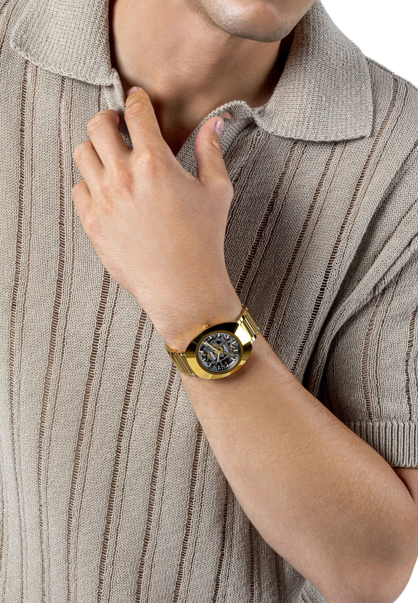 Rado Rado DiaStar Original Skeleton R12164153 Automatic - задняя крышка сталь металл корпуса, швейцария часы