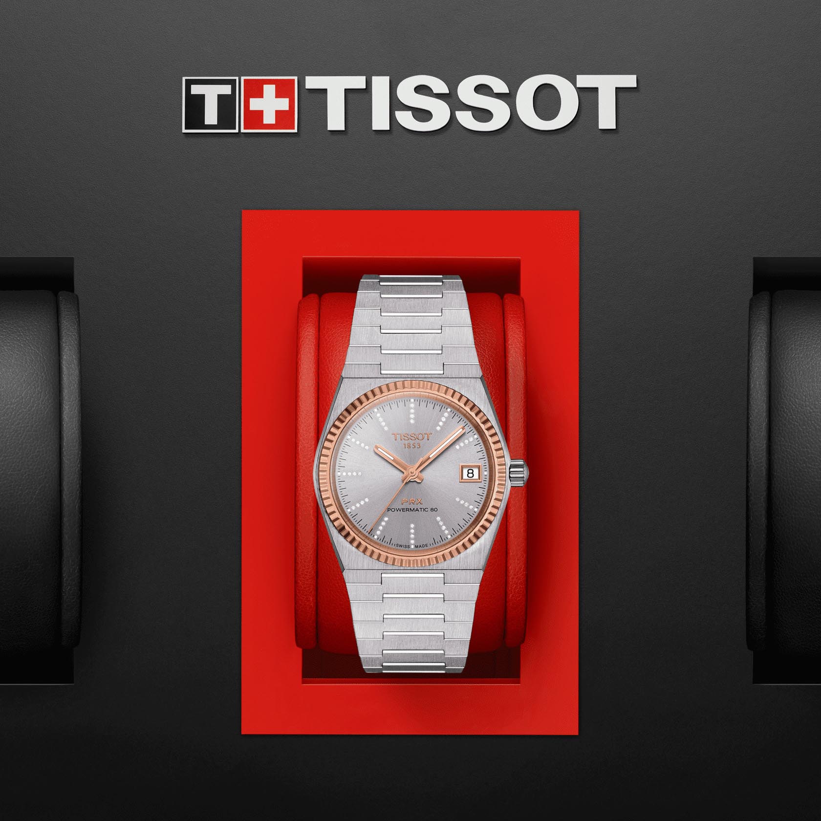 Tissot Tissot PRX Powermatic 80 18K T931.207.41.336.00  - задняя крышка сталь металл корпуса, швейцария часы