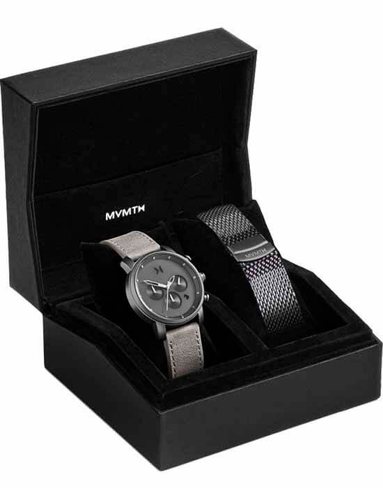 MVMT MVMT CBX-MONOCHROME мужские часы серый циферблат на запястье